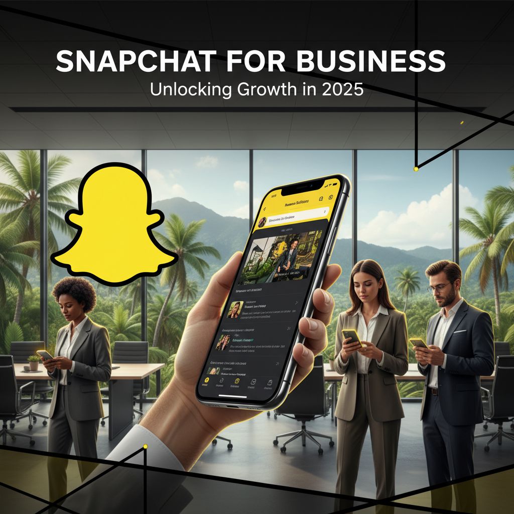 Interface Snapchat Business