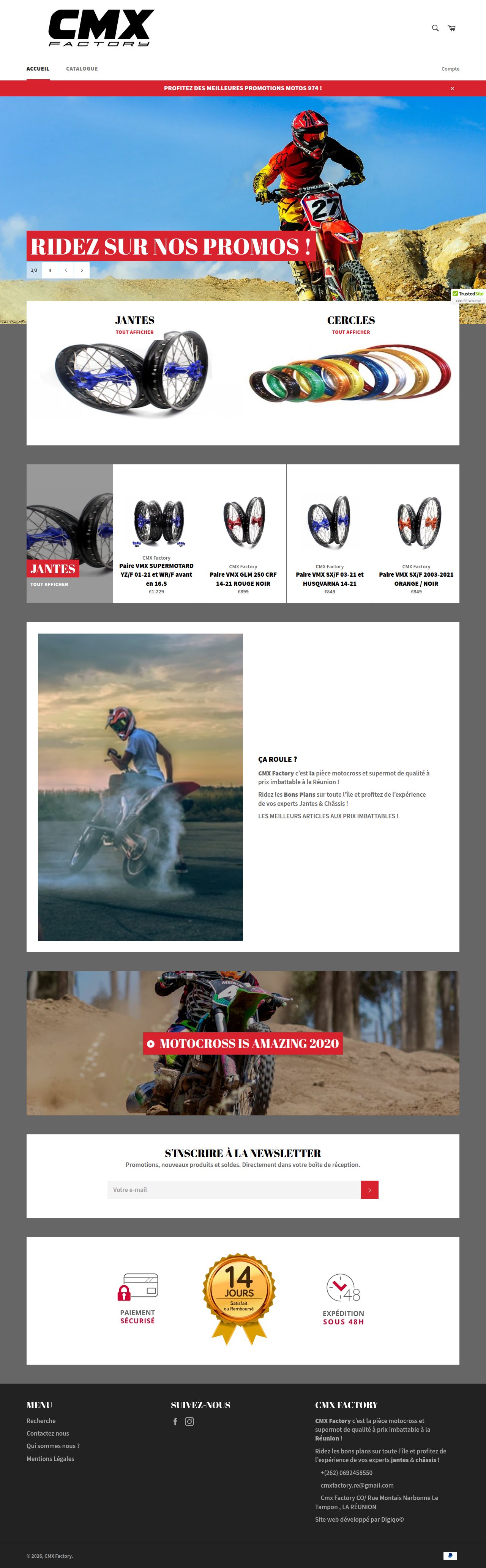 Site web CMX Factory