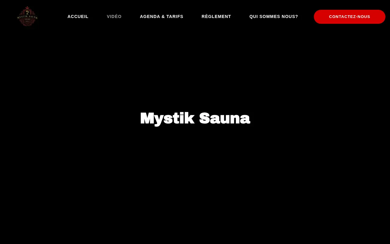 Site web Mystik Sauna