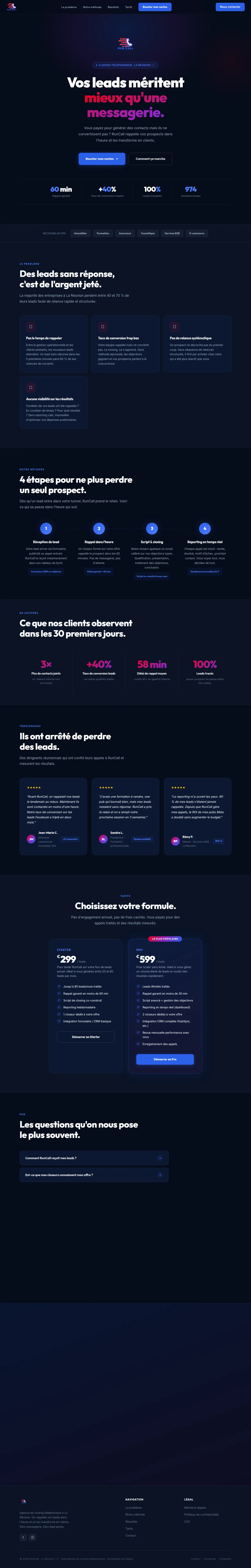 Site web RunCall